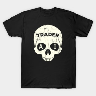 Artificial Intelligence Trader Skull T-Shirt